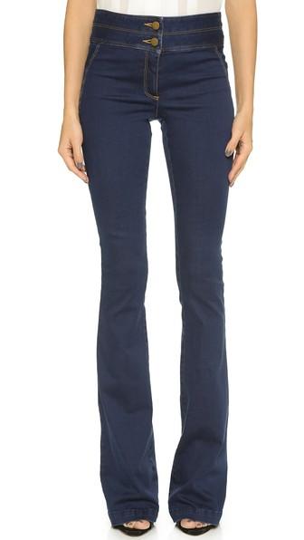 Veronica Beard High Waisted Flare Jeans