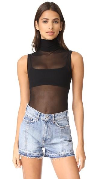 Only Hearts Tulle Turtleneck Tank