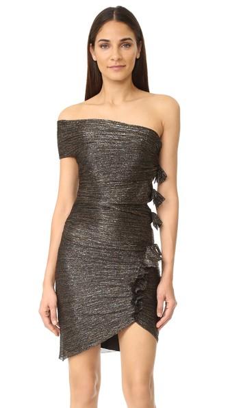 Bec Bridge Glitter Rain Mini Dress