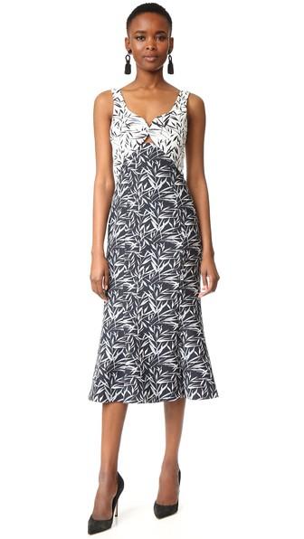 Prabal Gurung Sweetheart Midi Dress
