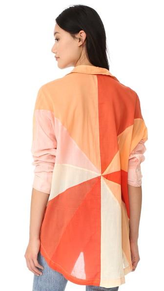 Free People Rainbow Rays Shirt