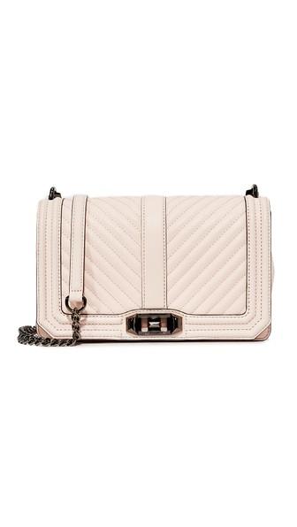 Rebecca Minkoff Chevron Quilted Love Cross Body Bag