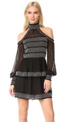 Nicholas Cold Shoulder Smock Dress