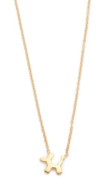 Ariel Gordon Jewelry The Menagerie Balloon Dog Necklace