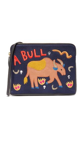 Lizzie Fortunato Bull Safari Clutch
