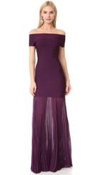 Herve Leger Breanna Off The Shoulder Dress