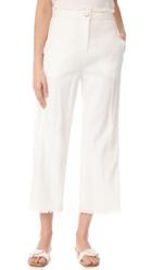 Moon River Frayed Bottom Pants