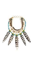 Erickson Beamon Imitation Pearl Safari Necklace