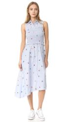 Suno Smocked Shirtdress