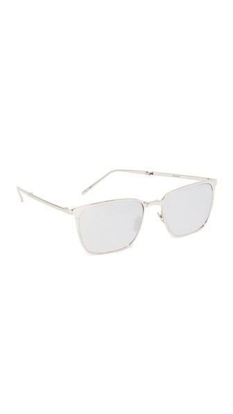 Linda Farrow Luxe Mirrored Square Sunglasses
