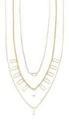 Madewell Crystal Stick Necklace Set