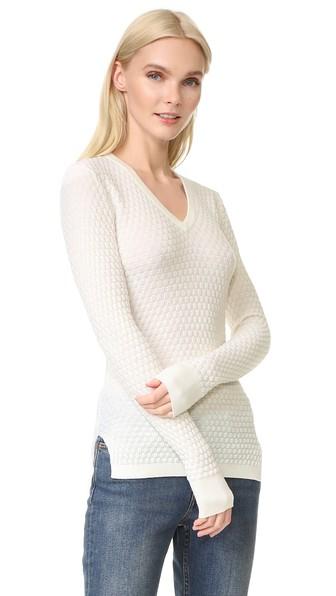 Novis Textured V Neck Sweater