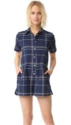 Sea Plaid Romper
