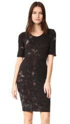 Raquel Allegra Short Sleeve Fitted Dress
