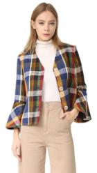 Suno Ruffle Sleeve Jacket