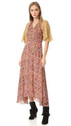 Derek Lam 10 Crosby Maxi Dress With Flutter Sleeves