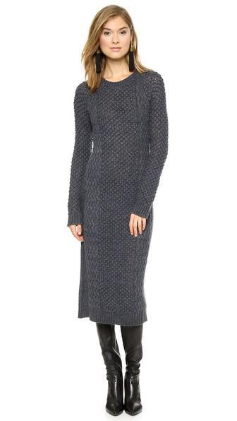 Jill Stuart Morgan Sweater Dress - Charcoal
