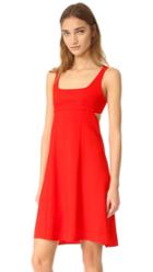 T By Alexander Wang Square Neck Dress