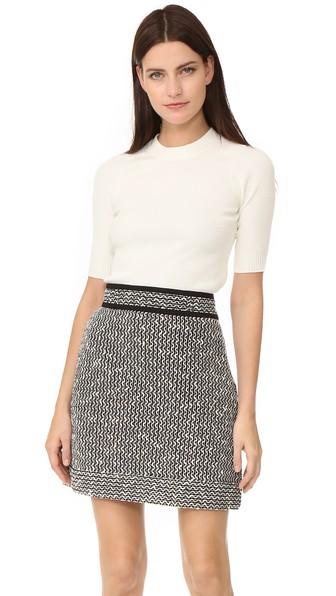 Carven Short Sleeve Dress