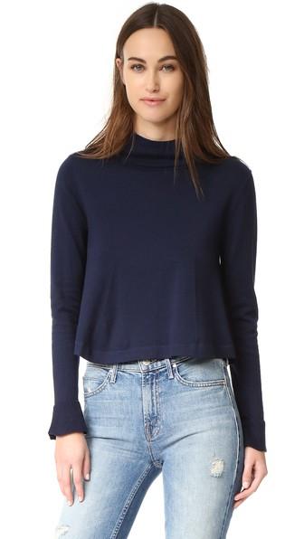 Apiece Apart La Fina Mock Neck Sweater