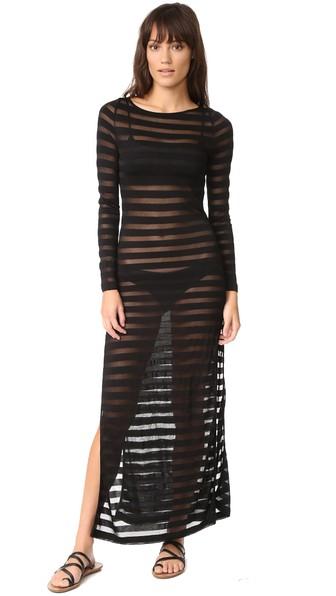 Mara Hoffman Side Slit Maxi Dress