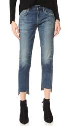 Citizens Of Humanity The Principle Girlfriend Jeans With Raw Hem
