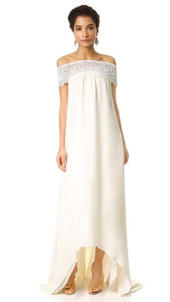 Self Portrait Off Shoulder Gown