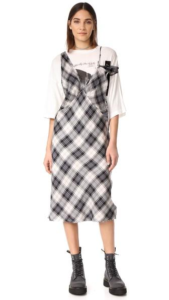 R13 Overlay Dress With Boyfriend Tee