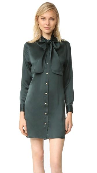 Equipment Leema Tie Neck Dress