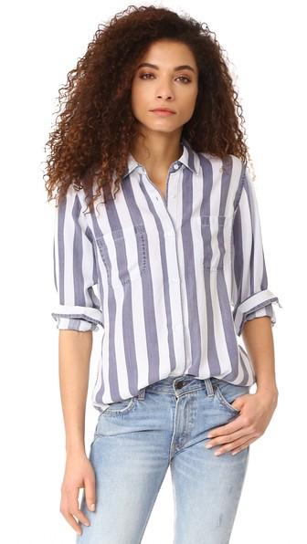 Rails Carter Stripe Button Down Shirt