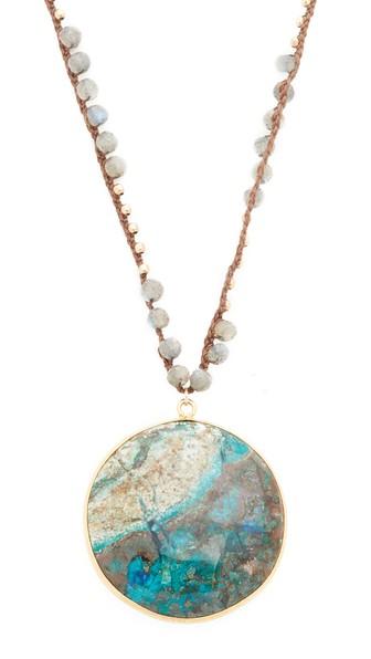 Native Gem Chrysocolla Short Necklace