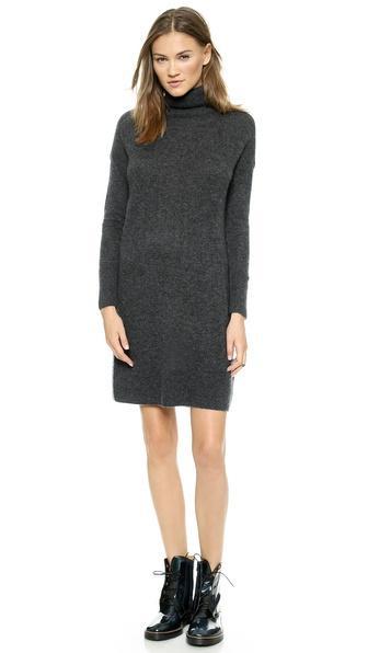 Steven Alan Sanford Oversized Cashmere Dress - Grey