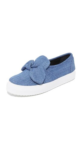 Rebecca Minkoff Stacey Denim Slip On Sneakers