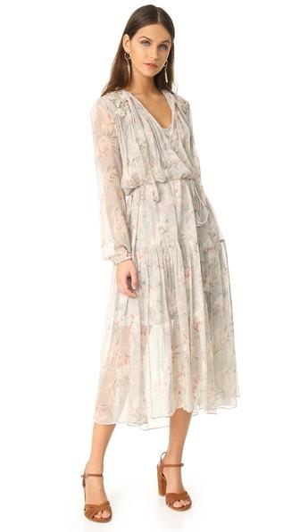 Zimmermann Stranded Garland Dress