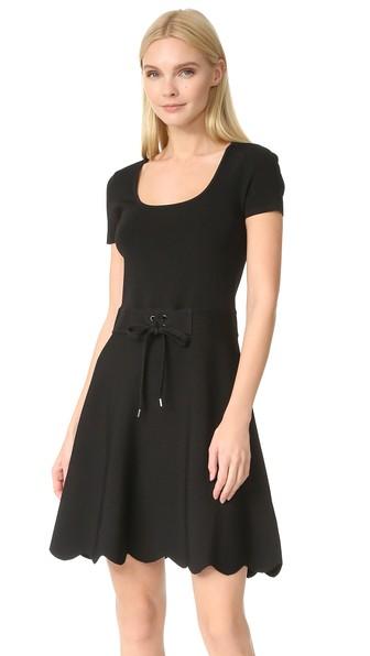 Red Valentino Scalloped Dress