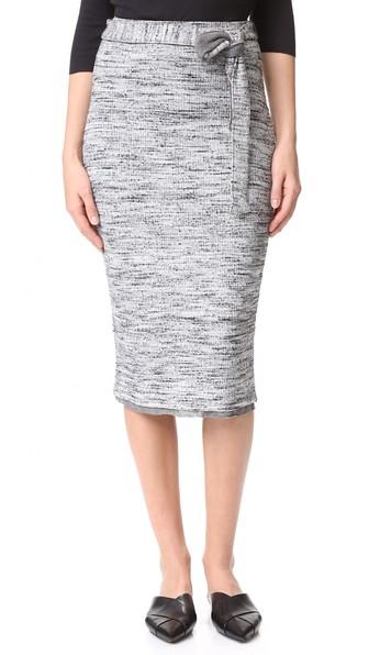 Splendid Space Dye Rib Skirt