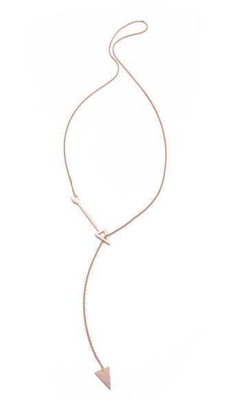 Jennifer Zeuner Jewelry Lisette Necklace - Rose Gold