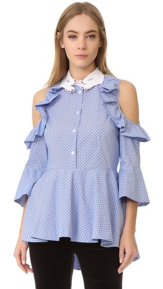 Vivetta Ruffle Sleeve Blouse
