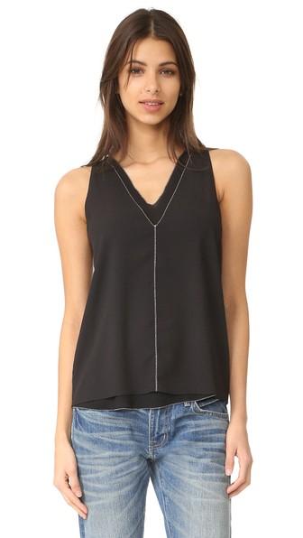 Cooper Ella Pico Stitch Harper Double V Top