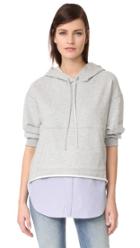 3 1 Phillip Lim Combo French Terry Hoodie