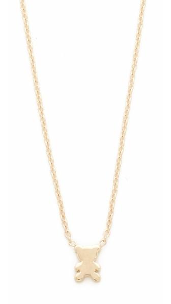 Ariel Gordon Jewelry The Menagerie Teddy Bear Necklace