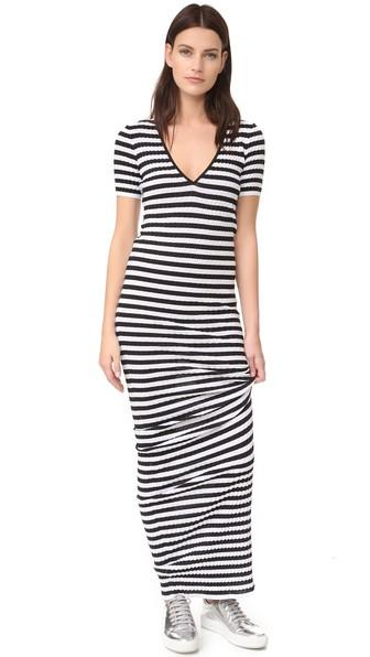 Dsquared2 Striped Maxi Dress
