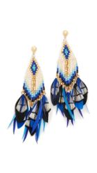 Gas Bijoux Huichol Plume Earrings