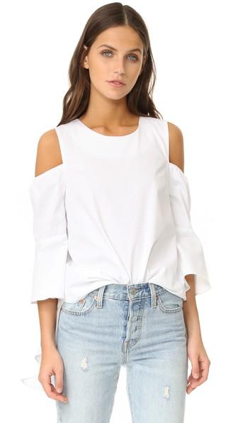 J O A Cascade Sleeve Blouse