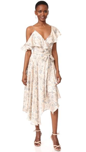 Zimmermann Stranded Flared Wrap Dress