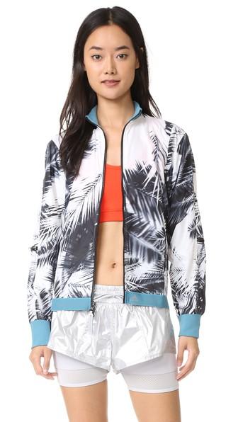 Adidas By Stella Mccartney Run Palm Print Jacket