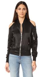 Rta Jester Cold Shoulder Bomber Jacket