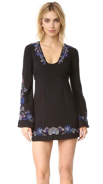 Free People Holiday Folk Mini Dress