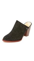 Sam Edelman Bates Perforated Suede Mules