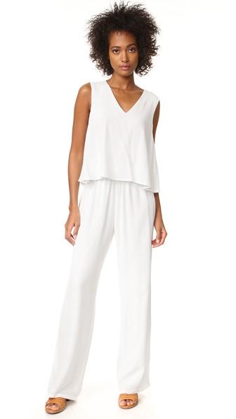 Cupcakes And Cashmere Goddess Tiered Top Jumpsuit